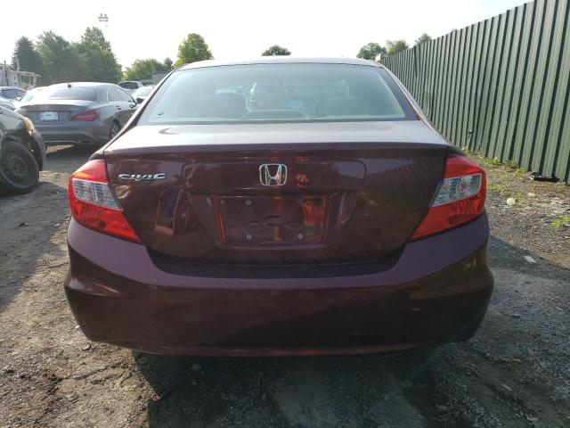 Photo 6 from auction – 2012 HONDA CIVIC LX with VIN 19XFB2F51CE342555