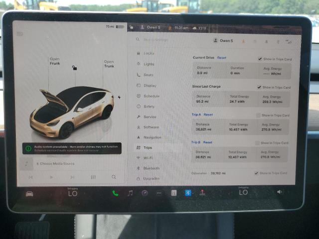 Photo 9 from auction – 2022 TESLA MODEL Y with VIN 7SAYGDEE1NA018638