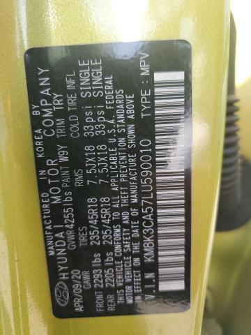Photo 14 from auction – 2020 HYUNDAI KONA LIMIT with VIN KM8K3CA57LU590010