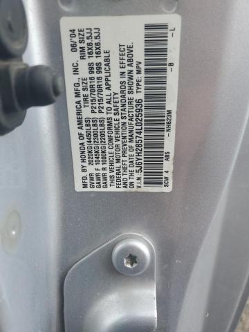 Photo 14 from auction – 2004 HONDA ELEMENT EX with VIN 5J6YH28574L025936