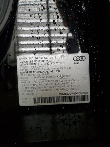 Photo 14 from auction – 2013 AUDI Q5 PREMIUM with VIN WA1DGAFP5DA058946