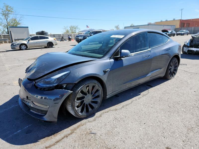 TESLA MODEL 3 2022 with VIN 5YJ3E1EC3NF144870 - Photo from auction