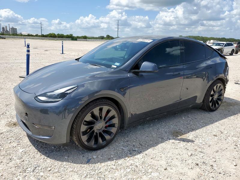 TESLA MODEL Y 2022 with VIN 7SAYGDEF6NF444496 - Photo from auction