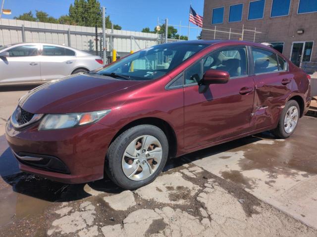 HONDA CIVIC LX 2014 with VIN 19XFB2F53EE056239 - Photo from auction