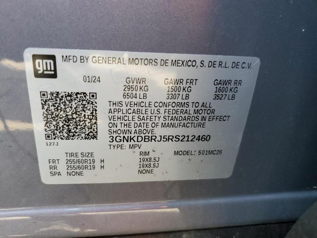 Photo 14 from auction – 2024 CHEVROLET BLAZER 2LT with VIN 3GNKDBRJ5RS212460