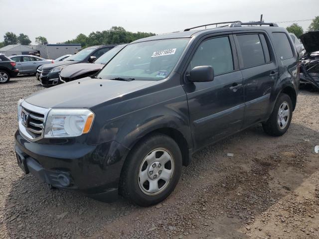 HONDA PILOT LX 2015 with VIN 5FNYF4H28FB075358 - Photo from auction