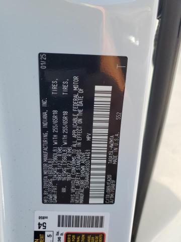Photo 14 from auction – 2025 TOYOTA GRAND HIGH with VIN 5TDAAAB58SS074461