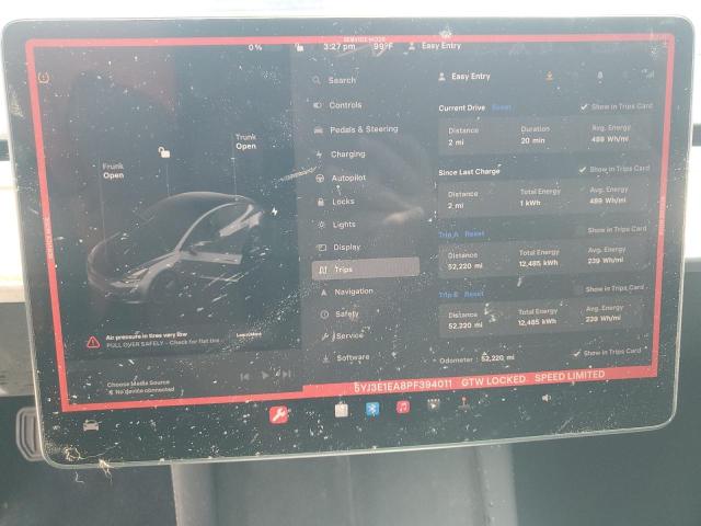 Photo 9 from auction – 2023 TESLA MODEL 3 with VIN 5YJ3E1EA8PF394011