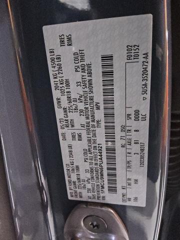 Photo 14 from auction – 2023 FORD ESCAPE ST with VIN 1FMCU9MN6PUA44921