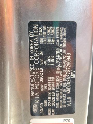 Photo 14 from auction – 2016 KIA SOUL with VIN KNDJN2A27G7290949
