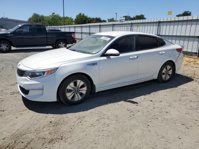 KIA OPTIMA HYB 2017 with VIN KNAGT4LC4H5004714 - Photo from auction