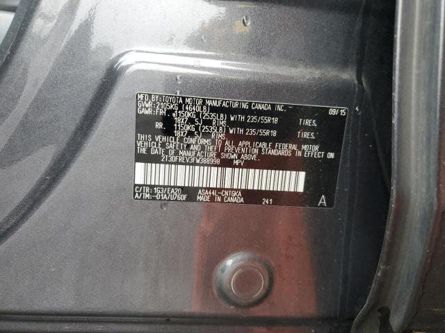 Photo 14 from auction – 2015 TOYOTA RAV4 LIMIT with VIN 2T3DFREV3FW388998