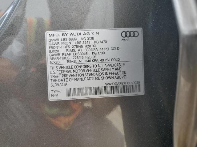 Photo 14 from auction – 2015 AUDI Q7 PRESTIG with VIN WA1DGAFE7FD010929