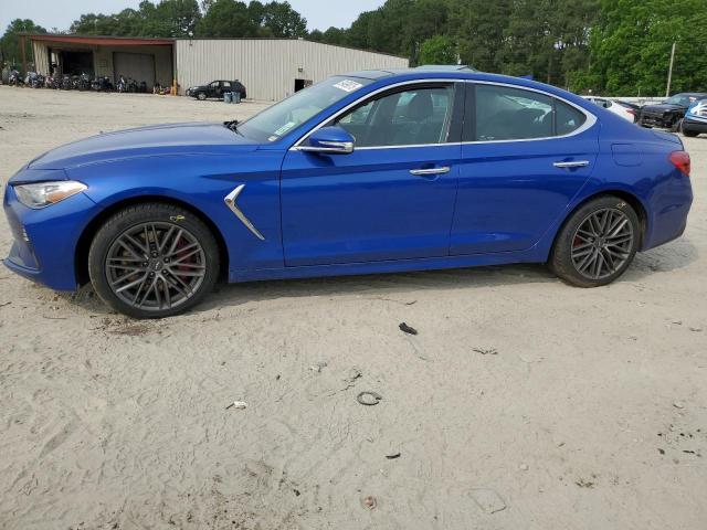 GENESIS G70 ELITE 2019 with VIN KMTG74LE1KU037807 - Photo from auction