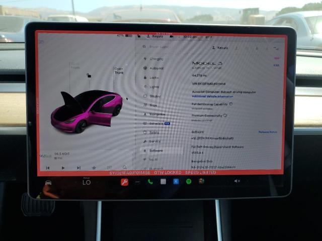 Photo 9 from auction – 2018 TESLA MODEL 3 with VIN 5YJ3E1EA0JF011458