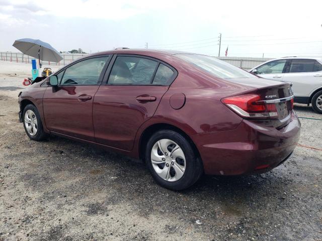 Photo 2 from auction – 2013 HONDA CIVIC LX with VIN 19XFB2F55DE062820