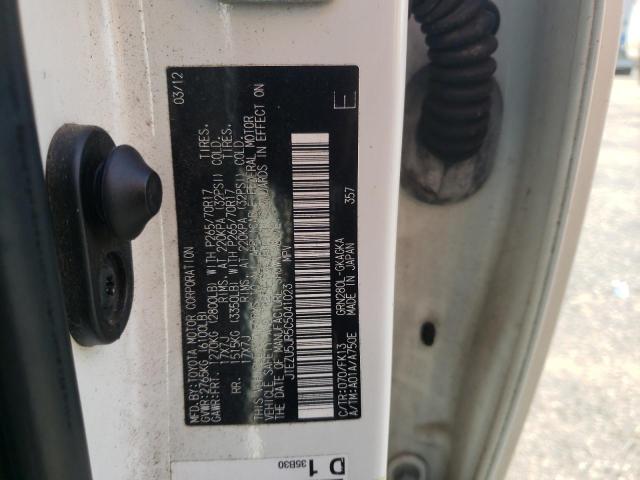 Foto 14 de la subasta – 2012 TOYOTA 4RUNNER SR con VIN JTEZU5JR5C5041023