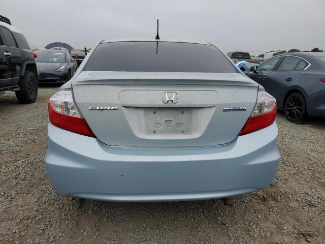 Photo 6 from auction – 2012 HONDA CIVIC HYBR with VIN JHMFB4F23CS005236