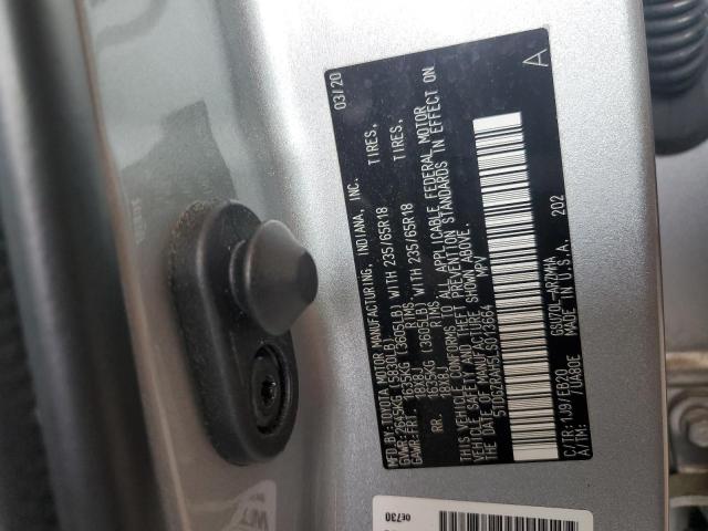 Photo 14 from auction – 2020 TOYOTA HIGHLANDER with VIN 5TDGZRAH5LS013664