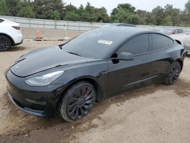 TESLA MODEL 3 2023 with VIN 5YJ3E1EC2PF635398 - Photo from auction
