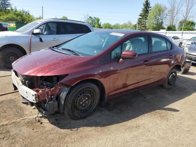 HONDA CIVIC SE 2015 with VIN 2HGFB2F71FH008733 - Photo from auction