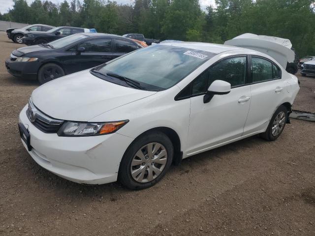 HONDA CIVIC LX 2012 with VIN 2HGFB2F43CH118524 - Photo from auction