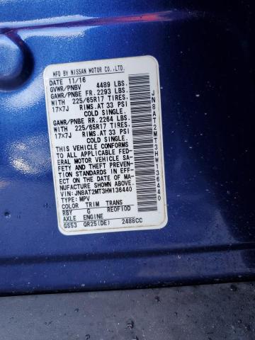 Photo 14 from auction – 2017 NISSAN ROGUE S with VIN JN8AT2MT3HW136440
