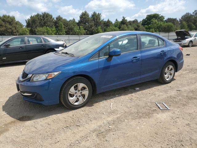HONDA CIVIC LX 2013 with VIN 19XFB2F59DE015550 - Photo from auction