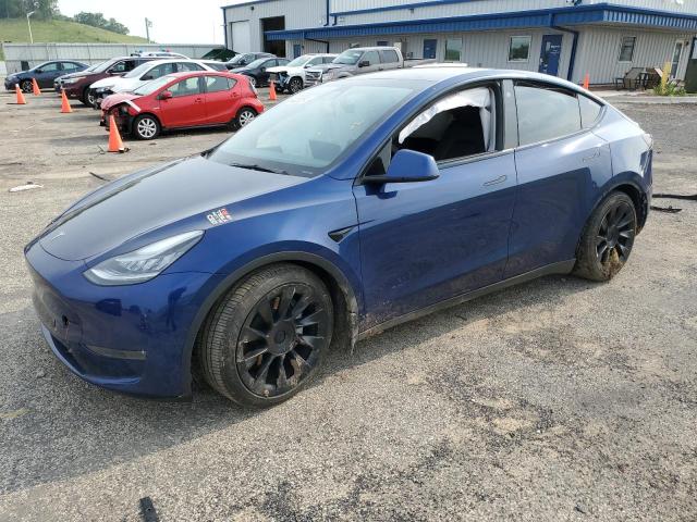 TESLA MODEL Y 2021 with VIN 5YJYGDEEXMF102035 - Photo from auction