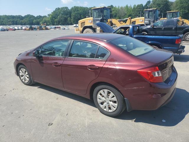 Photo 2 from auction – 2012 HONDA CIVIC LX with VIN 19XFB2F52CE377332