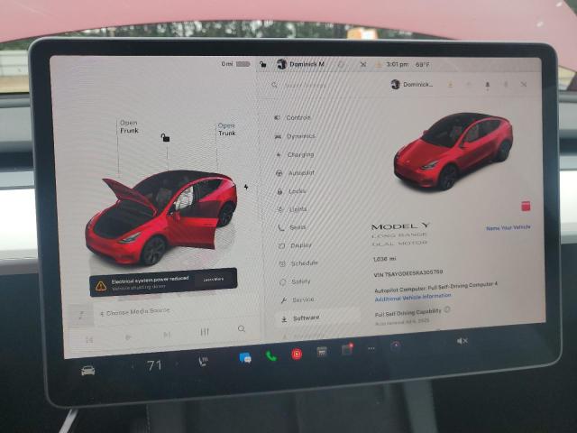 Фото 9 с аукциона – 2024 TESLA MODEL Y с VIN 7SAYGDEE5RA305759