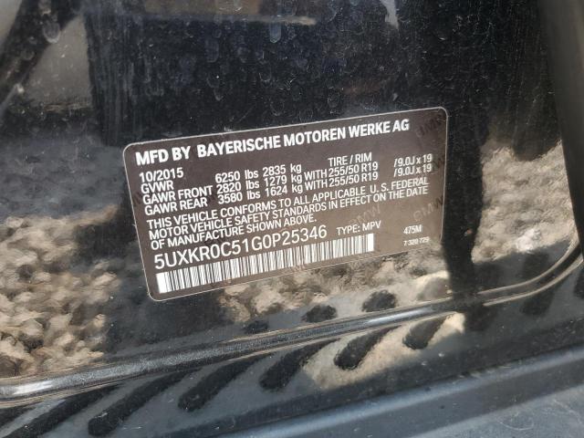 Photo 14 from auction – 2016 BMW X5 XDRIVE3 with VIN 5UXKR0C51G0P25346