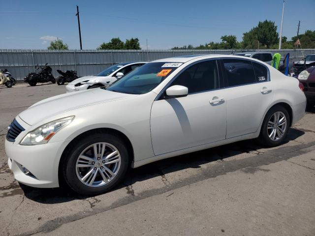 INFINITI G37 BASE 2012 with VIN JN1CV6AP0CM629433 - Photo from auction