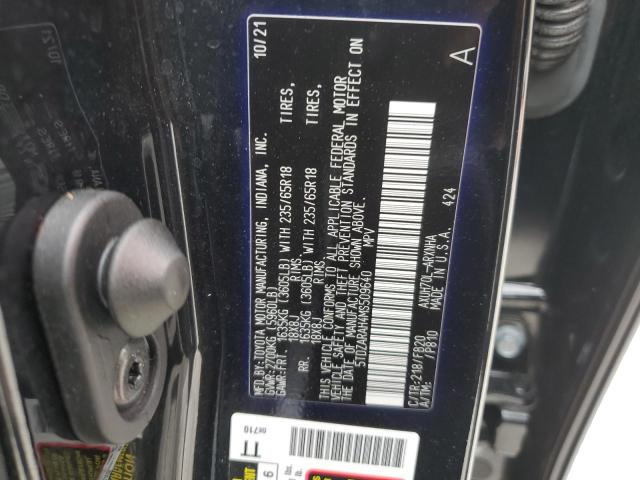 Photo 14 from auction – 2021 TOYOTA HIGHLANDER with VIN 5TDZARAH4MS509640