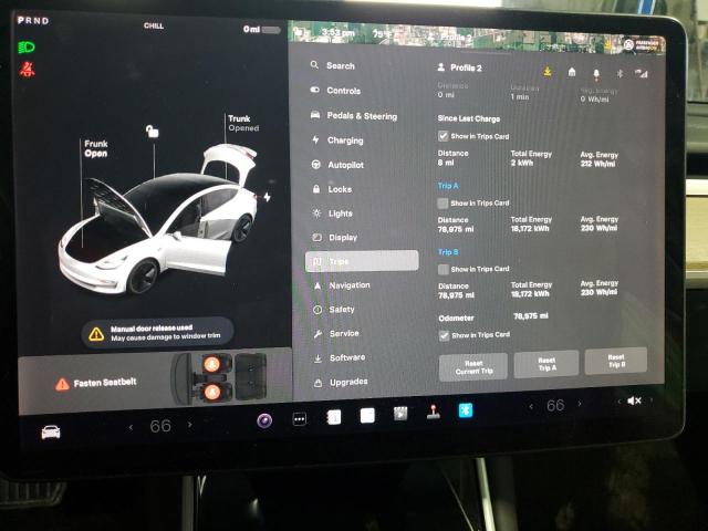 Photo 9 from auction – 2019 TESLA MODEL 3 with VIN 5YJ3E1EA3KF427229