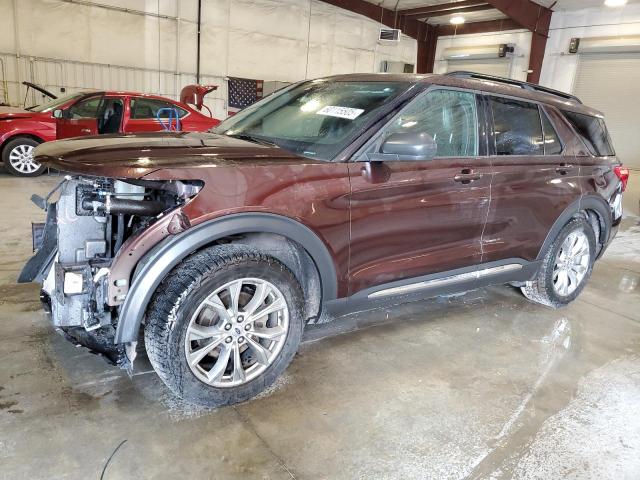 FORD EXPLORER X 2020 with VIN 1FMSK8DH9LGC09651 - Photo from auction