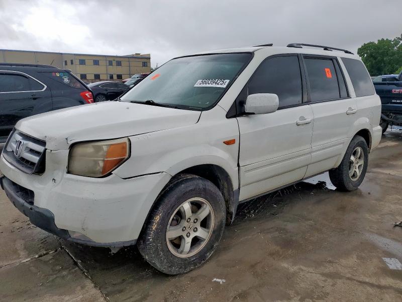 HONDA PILOT EXL 2008 with VIN 5FNYF18518B045159 - Photo from auction