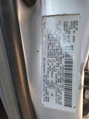 Photo 14 from auction – 2003 TOYOTA 4RUNNER SR with VIN JTEBT14R630005427
