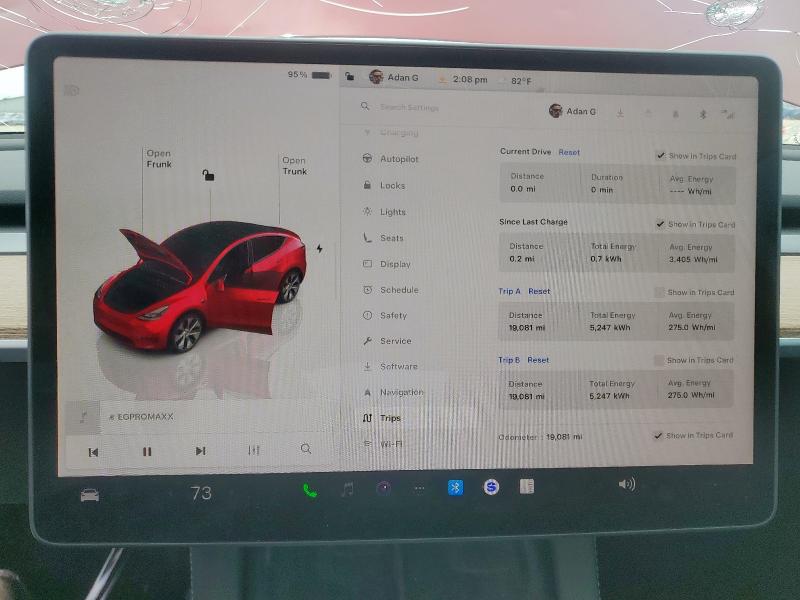 Фото 9 с аукциона – 2024 TESLA MODEL Y с VIN 7SAYGDEE3RA224498