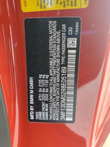 Photo 14 from auction – 2024 BMW M2 with VIN 3MF13DM02R8E05189