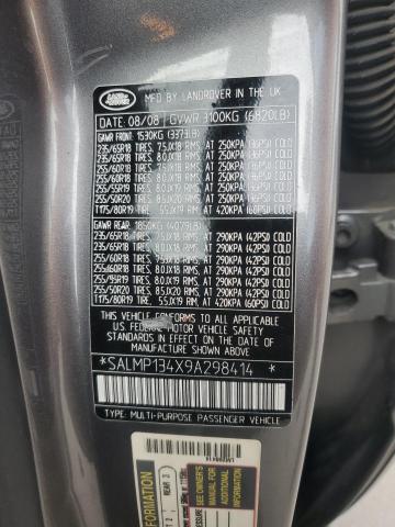 Photo 14 from auction – 2009 LAND ROVER RANGE ROVE with VIN SALMP134X9A298414