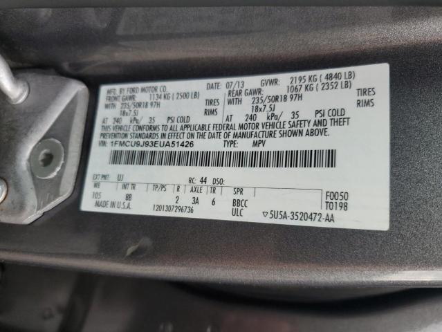 Photo 14 from auction – 2014 FORD ESCAPE TIT with VIN 1FMCU9J93EUA51426