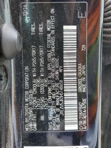 Photo 14 from auction – 2017 TOYOTA 4RUNNER SR with VIN JTEZU5JR3H5148658