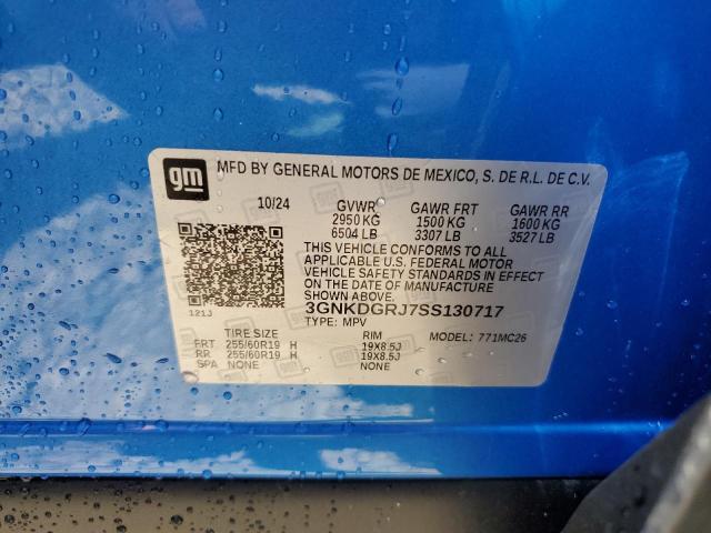 Photo 14 from auction – 2025 CHEVROLET BLAZER LT with VIN 3GNKDGRJ7SS130717