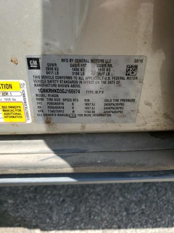 Photo 14 from auction – 2016 CHEVROLET TRAVERSE L with VIN 1GNKRHKD3GJ166974