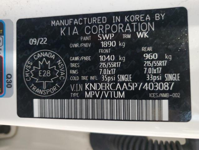 Photo 14 from auction – 2023 KIA SELTOS EX with VIN KNDERCAA5P7403087
