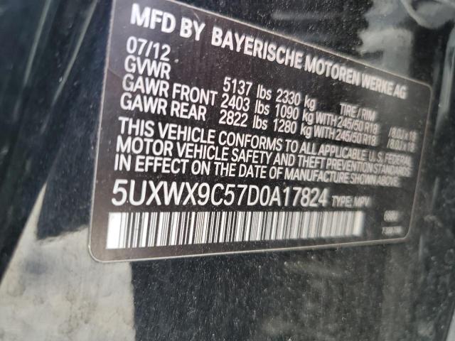 Photo 14 from auction – 2013 BMW X3 XDRIVE2 with VIN 5UXWX9C57D0A17824
