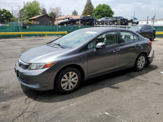 HONDA CIVIC LX 2012 with VIN 19XFB2F57CE345475 - Photo from auction