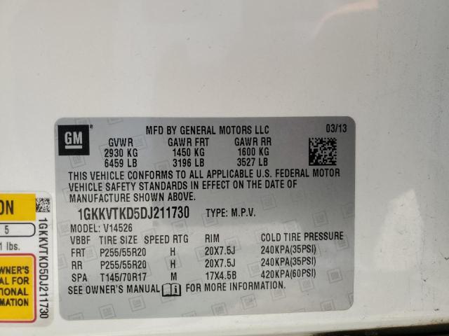 Photo 14 from auction – 2013 GMC ACADIA DENALI with VIN 1GKKVTKD5DJ211730