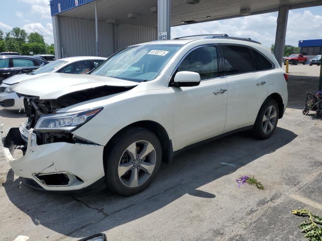 ACURA MDX 2016 with VIN 5FRYD4H22GB009913 - Photo from auction
